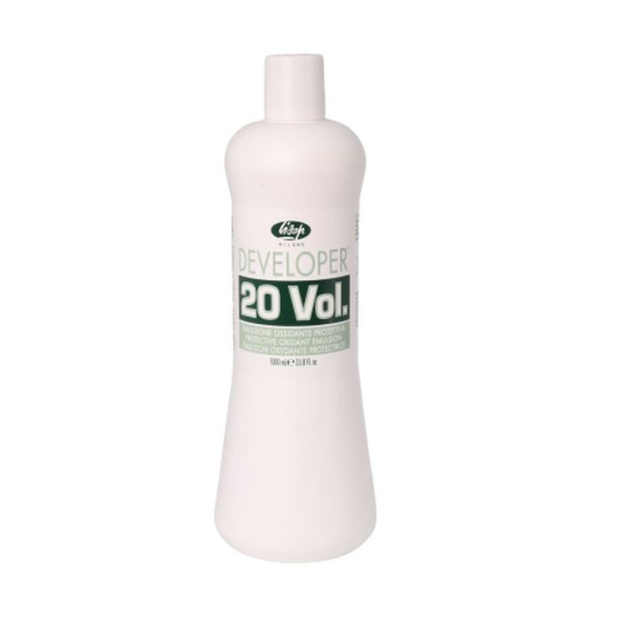 Lisap Developer Crème Oxydant 6% 20 Vol 1L - Révélateur Professionnel pour Coloration Capillaire