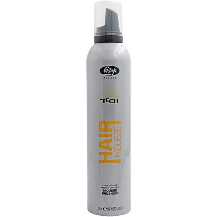 Lisap High Tech Hair Mousse Brushing 300ml - Mousse Coiffante Volume et Tenue Flexible