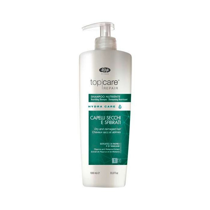 Lisap Top Care Hydra Care Shampooing Nutritif 1000ml - Hydratation Profonde pour Cheveux Secs