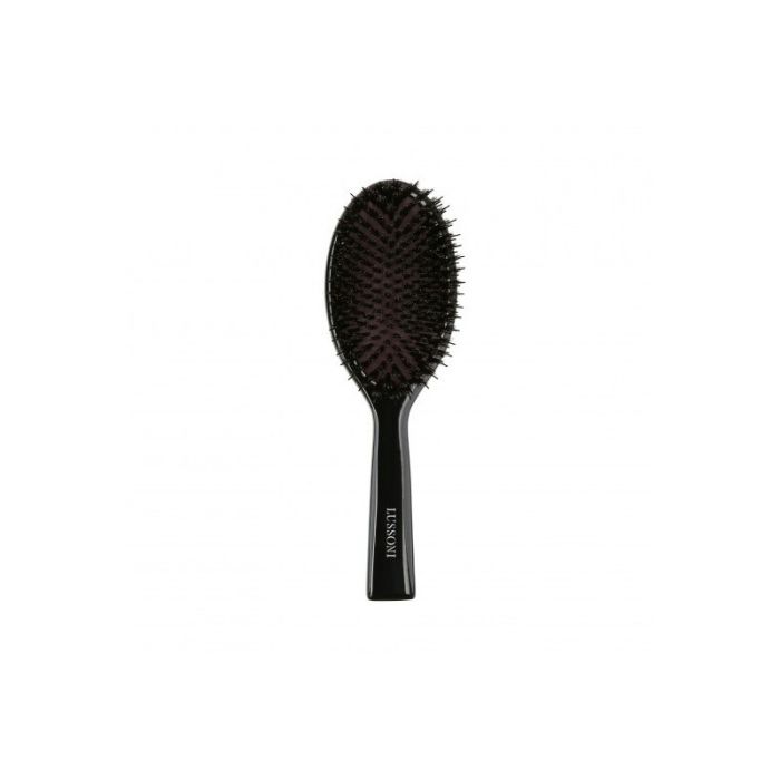Lussoni Brosse Ovale en Bois – Poils Naturels & Picots Nylon