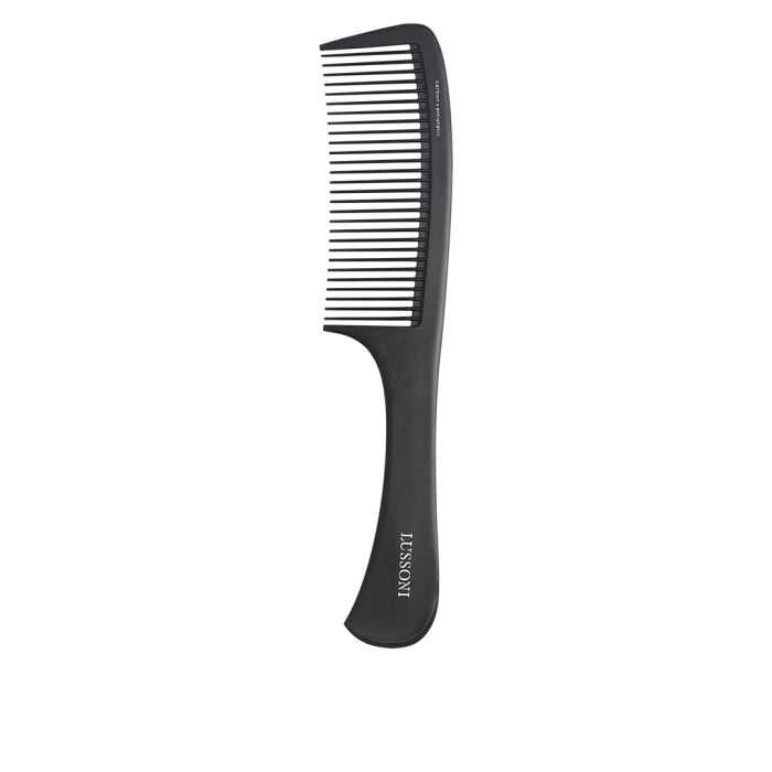 Lussoni Handle Comb 400 - Peigne Professionnel Antistatique à Manche Ergonomique