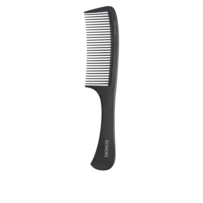 Lussoni Handle Comb 400 - Peigne Professionnel Antistatique à Manche Ergonomique