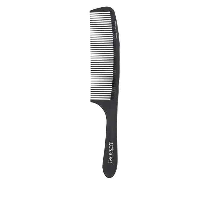 Lussoni Handle Comb 402 - Peigne Démêlant Professionnel à Dents Larges