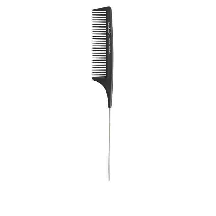 Lussoni Pin Tail Comb 300 – PeigneQueue de Rat Professionnel à Mèche Métallique