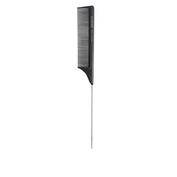 Lussoni Pin Tail Comb 302 - Peigne Queue Professionnel Acier Inoxydable