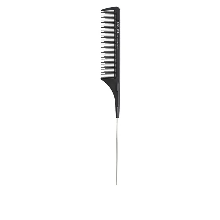 Lussoni Pin Tail Comb 304 - Peigne à Queue Métallique de Précision