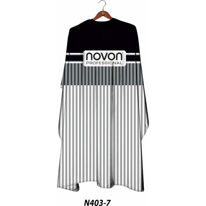 Novon Professional Cape Blackline Stripes - Peignoir de Coiffure Professionnel N403 7