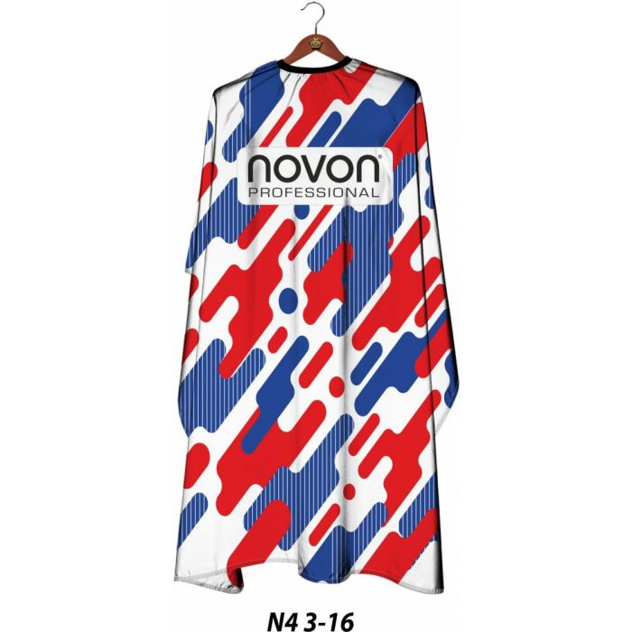 Novon Professional Cape Colour Line Blanc/Rouge/Bleu - N403 16