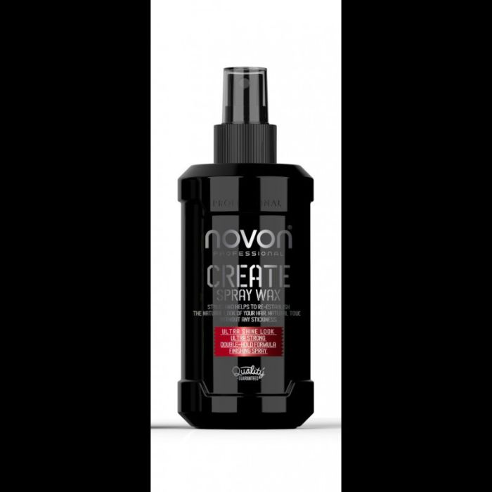 Novon Professional Create Spray Wax 200ml - Cire Coiffante en Spray pour Texture et Tenue Flexible