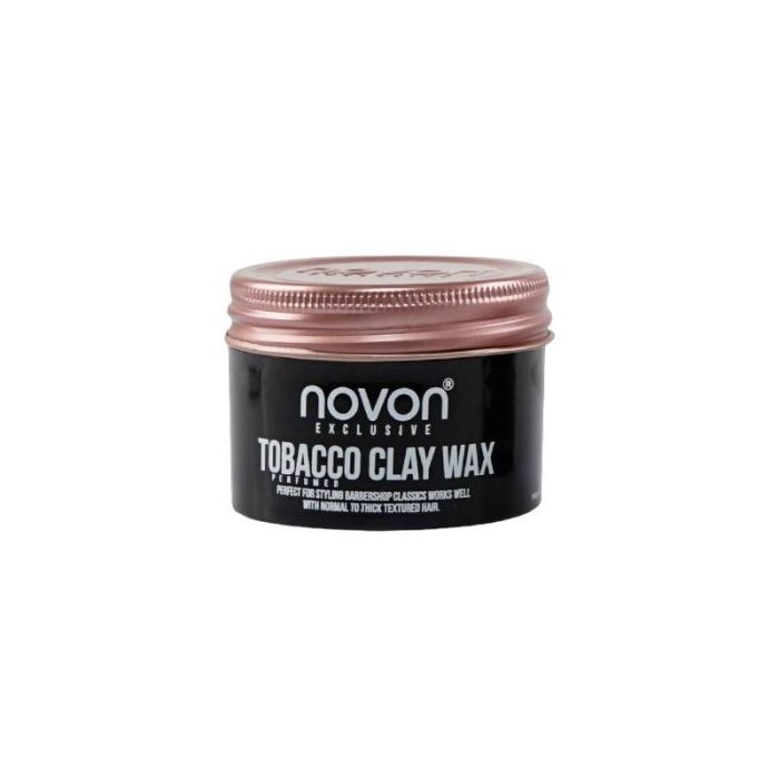 Novon Professional Exclusive Tobacco Clay Wax 100ml - Cire Coiffante Mate à l'Argile