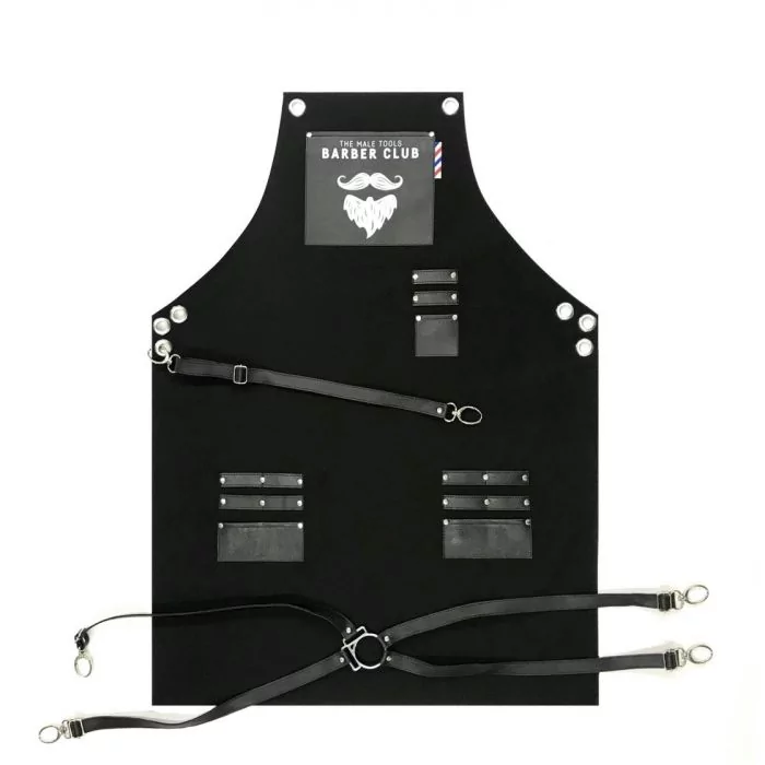 Novon Professional Tablier Barbier Cuir PU 61 x 80 cm - 001