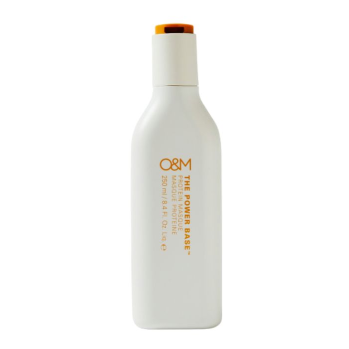 O&M The Power Base 250ml - Masque Protéiné Restructurant pour Cheveux Abîmés et Colorés