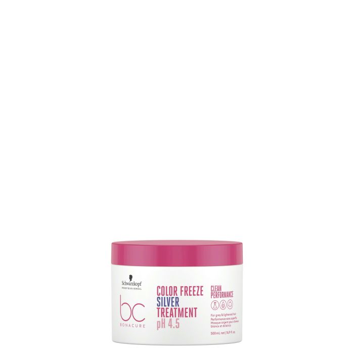 Schwarzkopf BC Color Freeze Silver Treatment 500ml - Soin Pigmenté Anti-Jaunissement