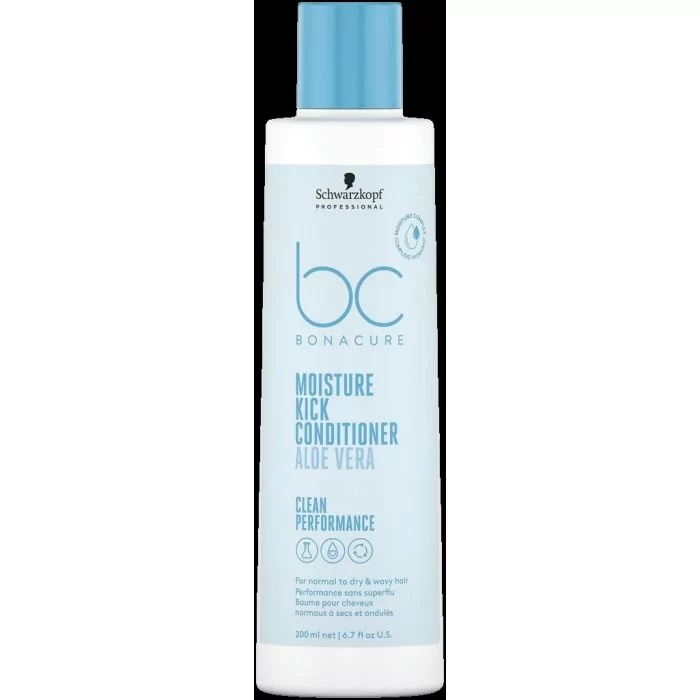 Schwarzkopf BC Moisture Kick Conditioner 200ml - Soin Hydratant Intensif