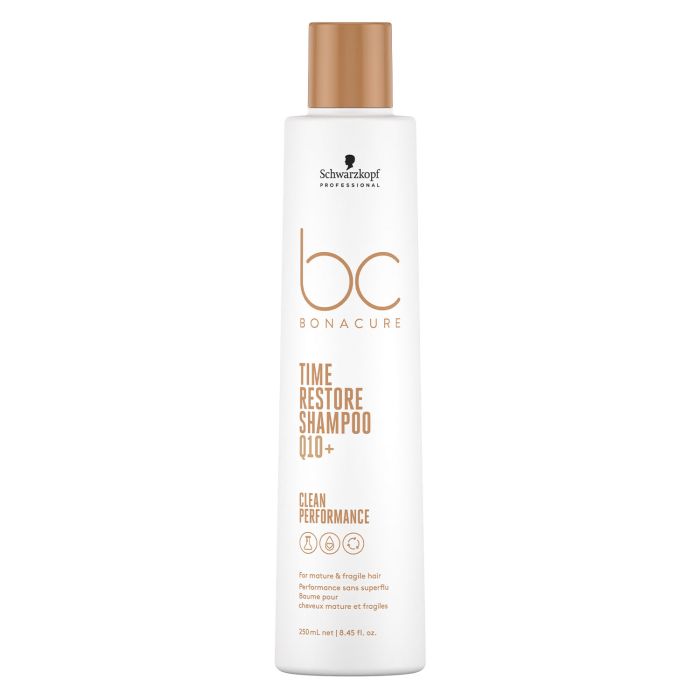 Schwarzkopf BC Time Restore Shampoo 250ml - Shampooing Anti-Âge Q10+