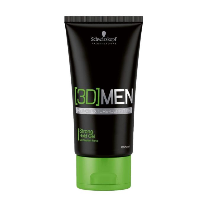 Schwarzkopf Professional 3D Men Gel 150ml - Fixation Forte et Structurante