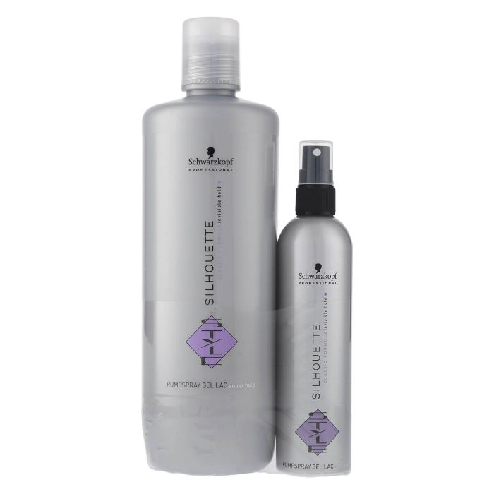 Schwarzkopf Professional Silhouette Style Super Hold Gel-Lac Set 1000ml + 200ml