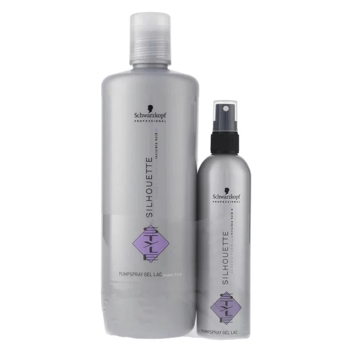 Schwarzkopf Professional Silhouette Style Super Hold Gel-Lac Set 1000ml + 200ml