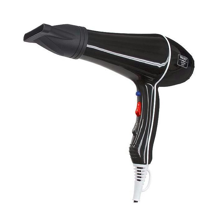 Sèche-Cheveux Professionnel Wahl Super Dry Black 2000 W - Technologie Tourmaline et Ionique