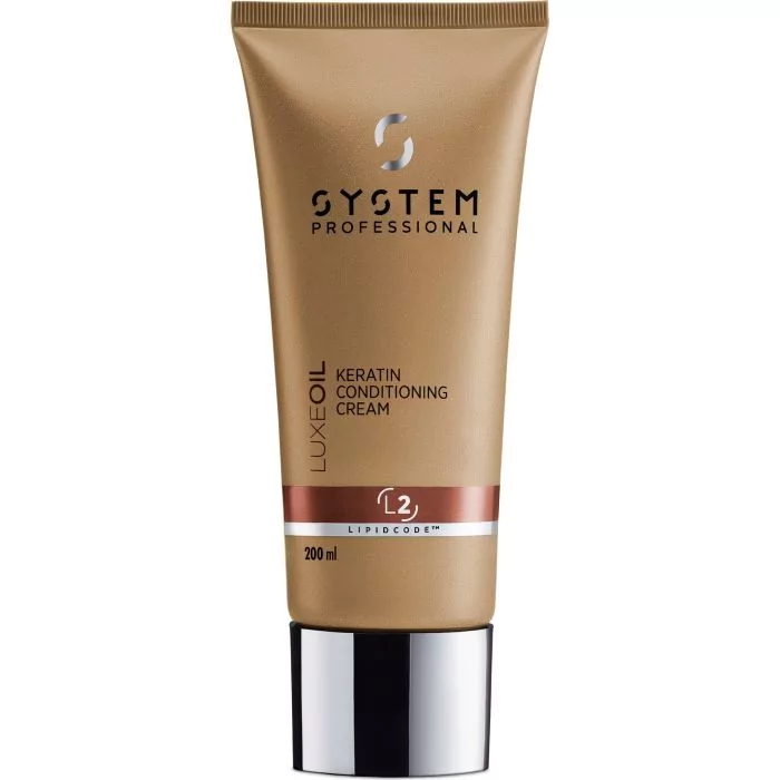 System Professional L2 Luxe Oil Keratin Conditioning Cream 200ml - Soin Luxueux à l'Huile d'Argan