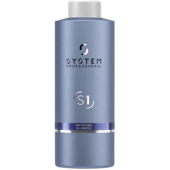 System Professional S1 Smoothen Shampoo 1000ml - Shampooing Lissant pour Cheveux Indisciplinés
