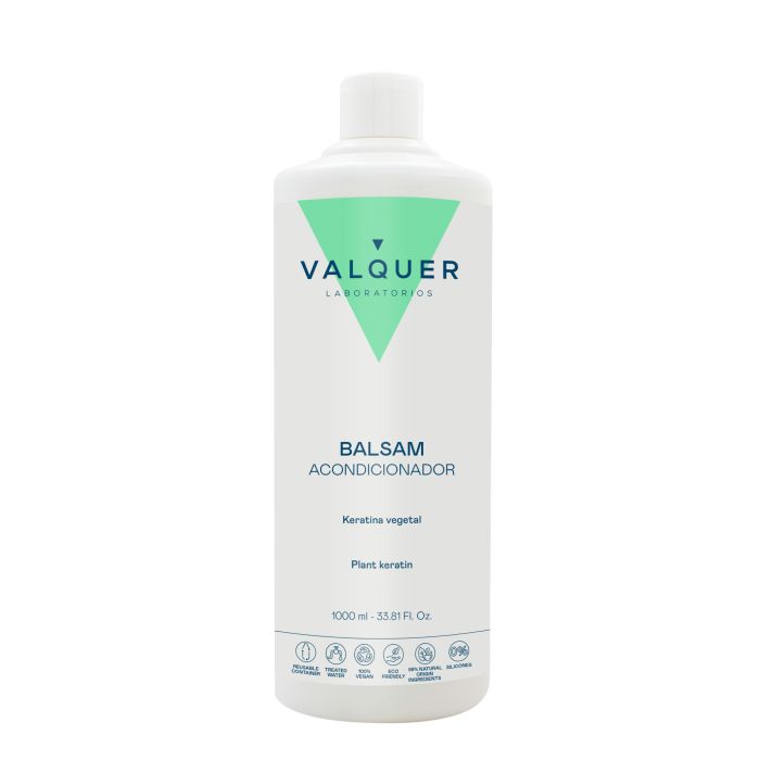Valquer Balsam Conditioner 1000ml - Soin Hydratant Démêlant pour Tous Types de Cheveux