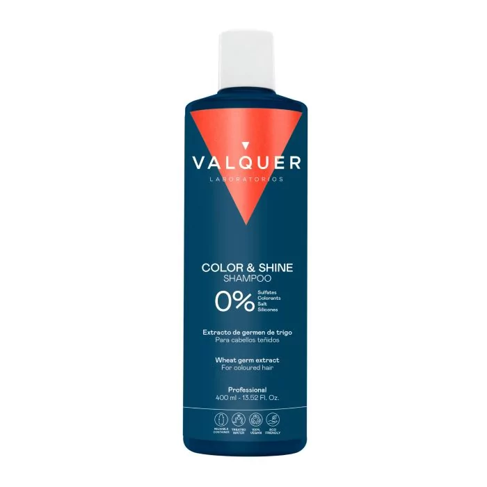 Valquer COLOR & SHINE Shampooing 400ml - Protection Couleur & Brillance Intense