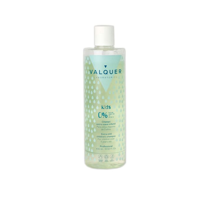 Valquer Shampooing Extra Doux Enfants 400 ml - Formule Vegan 0% Sulfates