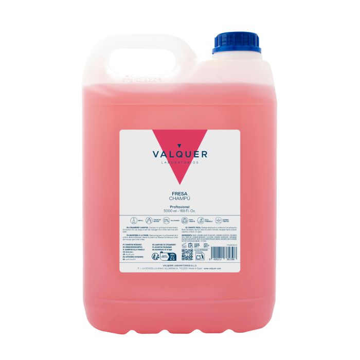 Valquer Shampooing Fraise 5000ml - Soin Professionnel pour Tous Types de Cheveux