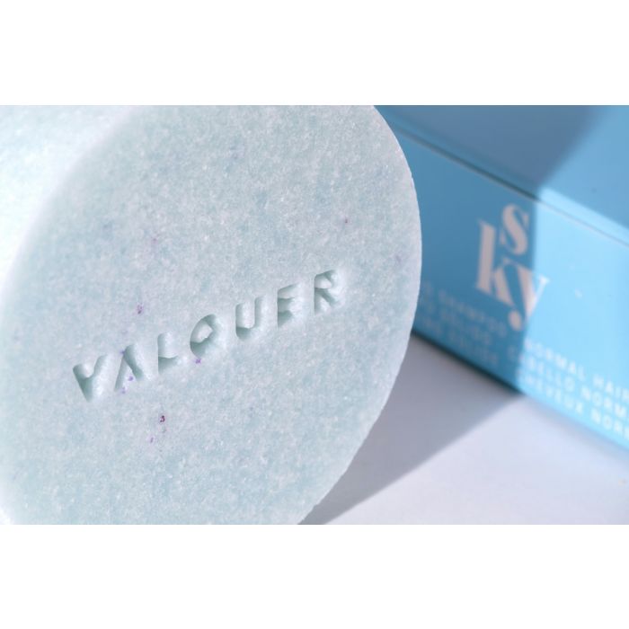Valquer SKY Shampoing Solide Cheveux Normaux 50g - Formule Vegan Sans Plastique