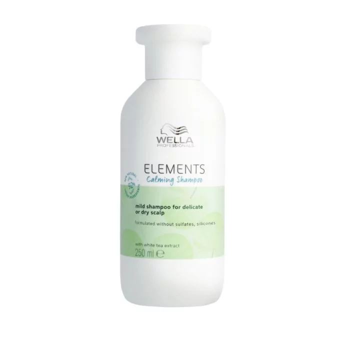 Wella Professionals Elements Calming Shampoo 250ml - Apaisant Cuir Chevelu Sensible