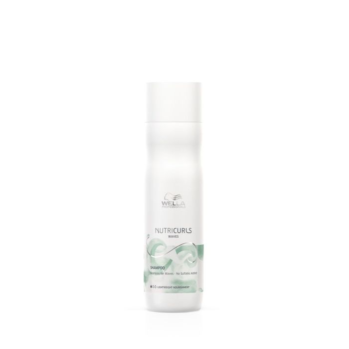 Wella Professionals Nutricurls Shampoo Waves 250ml - Shampooing Sans Sulfates pour Cheveux Ondulés