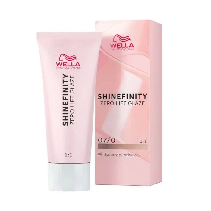 Wella Professionals SHINEFINITY 07/0 Natural Oatmilk 60ml - Coloration Ton sur Ton Sans Ammoniaque