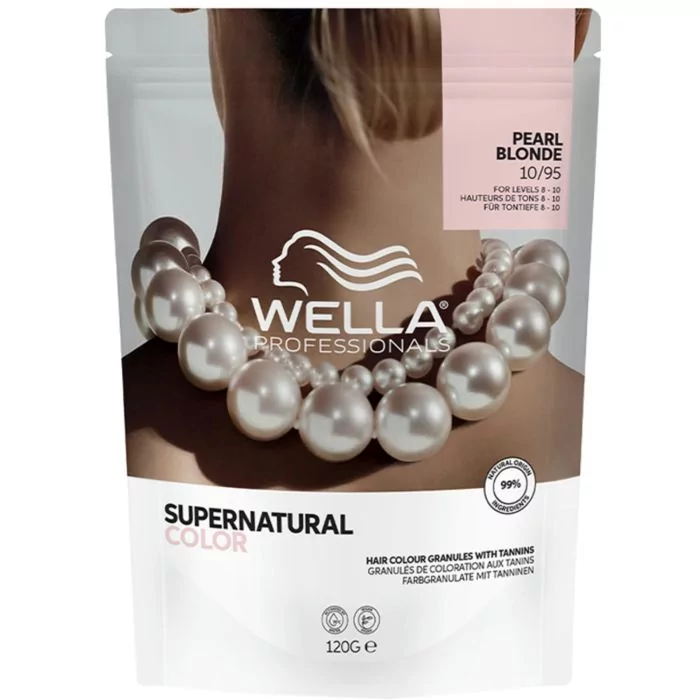 Wella Professionals Supernatural Color 10/95 Pearl Blonde 120g - Blond Cendré Nacré Lumineux