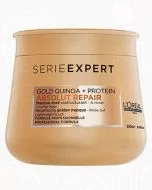 Absolut Repair Gold Quinoa + Protein - Masque Doré restructurant - à rincer - | 250 ml - Serie Expert 