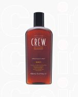 American Crew 3 en 1 Classic - Shampoing, Après-Shampoing & Gel Douche 450ml