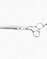 Aristocut Ciseaux de Sculpture MAKOTO 35T Offset – Lame Cobalt, Design Ergonomique