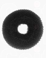 Efalock Anneau à Chignon Extra Haut 10cm Noir - Boudin Professionnel pour Coiffures Volumineuses