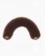 Efalock Boudin de Chignon 18 cm Marron avec Bouton-Pression