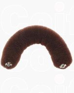 Efalock Boudin de Chignon 23 cm Brun avec Bouton-Pression