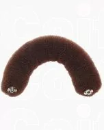 Efalock Boudin de Chignon 23 cm Brun avec Bouton-Pression