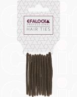 Efalock Élastiques à Cheveux Marron 10 Pièces