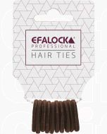 Efalock Mini Élastiques Cheveux Marron 10 Pièces