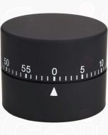 Efalock Minuteur ROUND noir - Timer professionnel rond