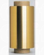 Efalock Papier Aluminium Professionnel Doré 150m - Pack de 2 Rouleaux (15µ, 12cm)