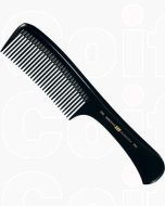 Hercules Sägemann Peigne à Manche 591 - 9 pouces - Ébonite Naturelle