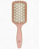 ILU Bamboo Brush Sweet Tangerine - Brosse Démêlante en Bambou Écologique et Végane