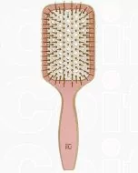 ILU Bamboo Brush Sweet Tangerine - Brosse Démêlante en Bambou Écologique et Végane