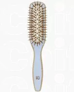 ILU Bamboo Brush True Blue - Brosse en Bambou Écologique et Antistatique