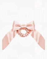 Invisibobble Bowtique Ballerina Bow - Chouchou Élastique en Velours Rose avec Nœud